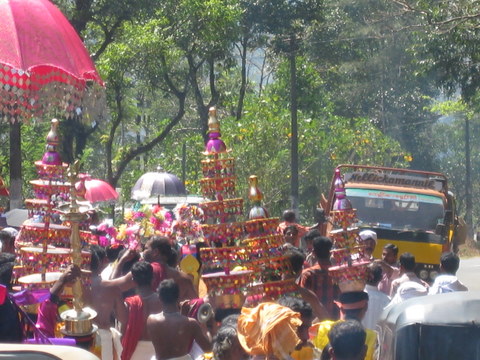 festival in road