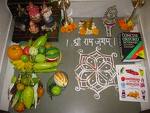 saraswati pooja laid out.jpg